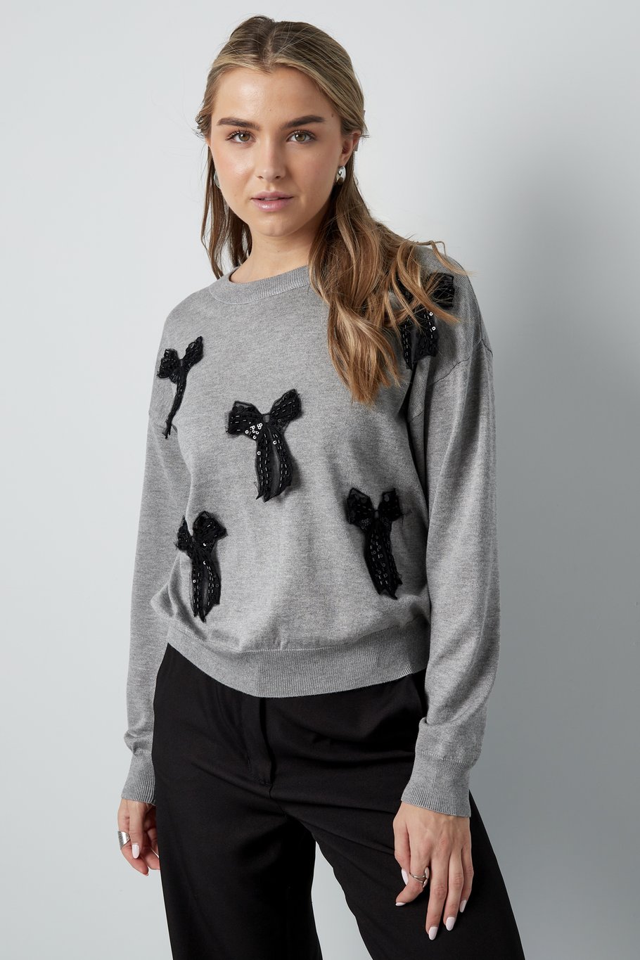 Bow Bliss sweater - black h5Picture8